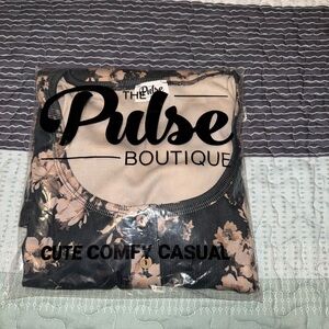 Pulse Boutique Floral Sweater